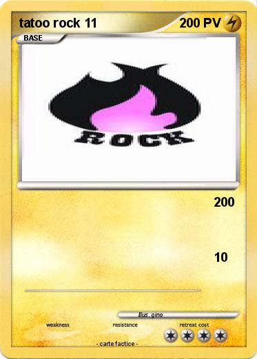 Pokemon tatoo rock 11