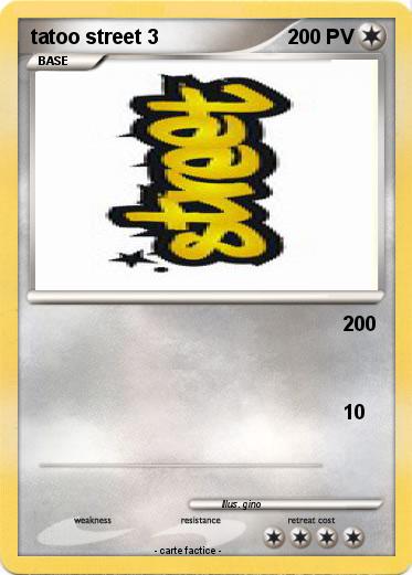 Pokemon tatoo street 3