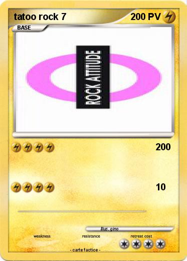 Pokemon tatoo rock 7