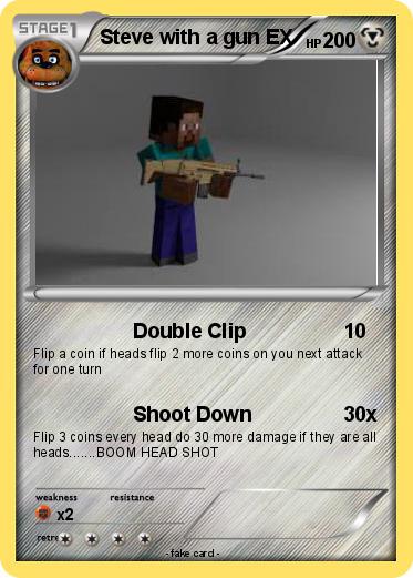 Pokemon Steve with a gun EX