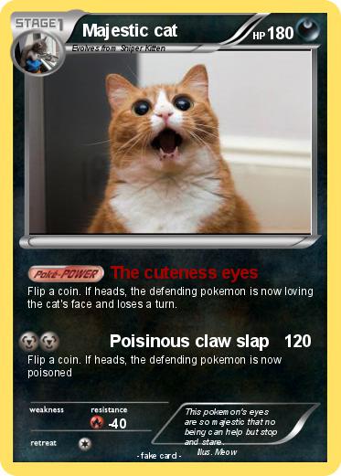 Pokemon Majestic cat
