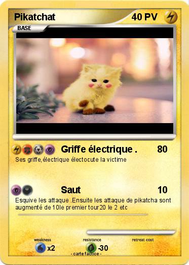 Pokemon Pikatchat