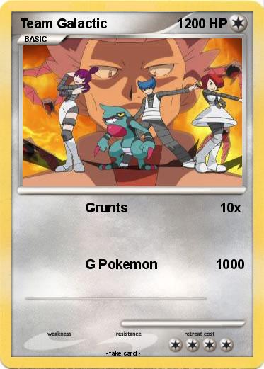 Pokemon Team Galactic                   1