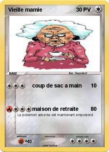 Pokemon Vieille mamie