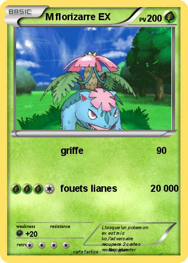 Pokemon M florizarre EX