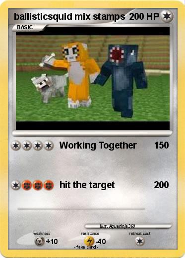 Pokemon ballisticsquid mix stamps