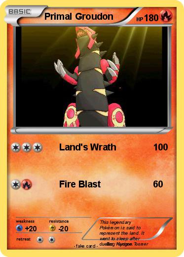 Pokemon Primal Groudon