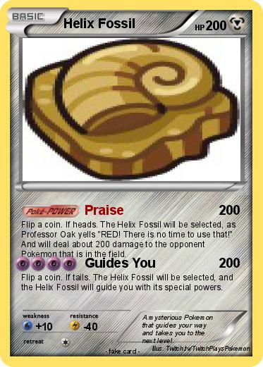 Pokemon Helix Fossil
