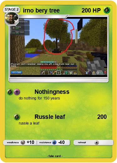 Pokemon irno bery tree