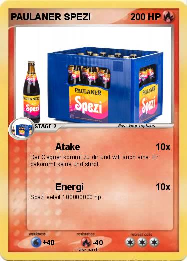 Pokemon PAULANER SPEZI