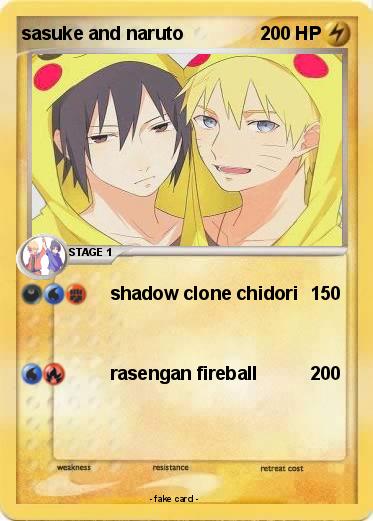 Pokemon sasuke and naruto