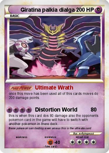 Pokemon Giratina palkia dialga