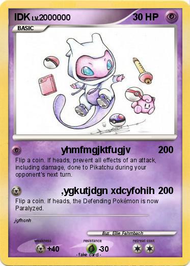Pokemon IDK