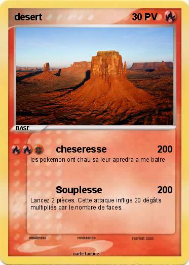 Pokemon desert