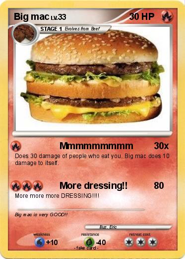 Pokemon Big mac