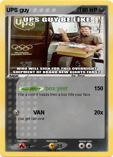 Pokemon UPS guy