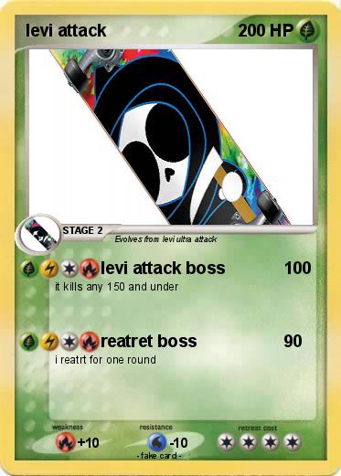 Pokemon levi attack