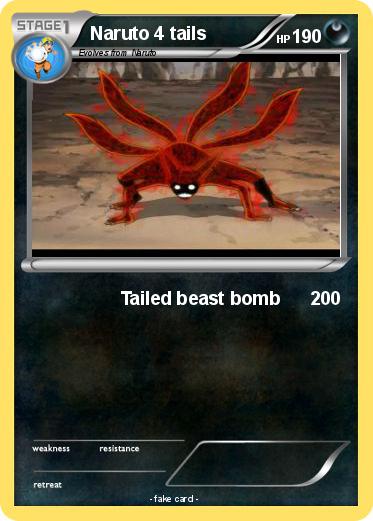 Pokemon Naruto 4 tails