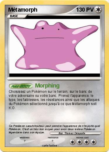 Pokemon Métamorph