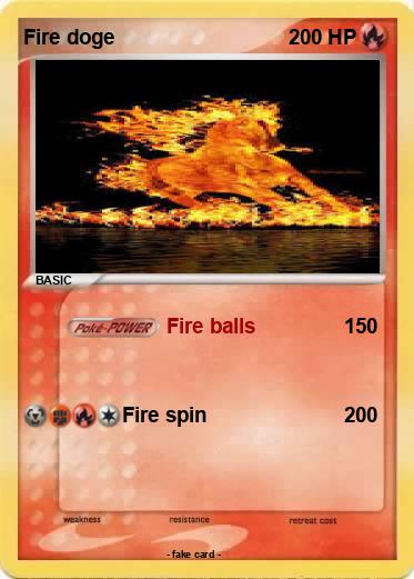 Pokemon Fire doge