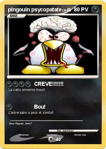Pokemon pingouin psycopatate