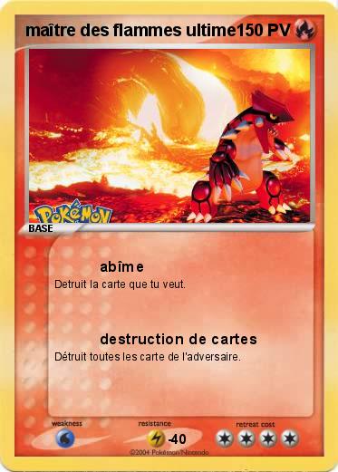 Pokemon maître des flammes ultime          