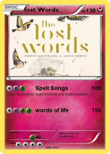 Pokemon lost Words