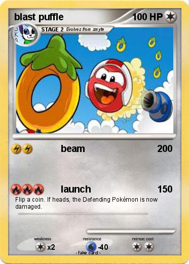 Pokemon blast puffle