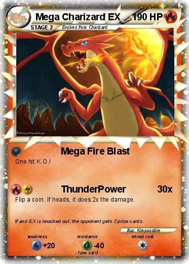 Pokemon Mega Charizard EX