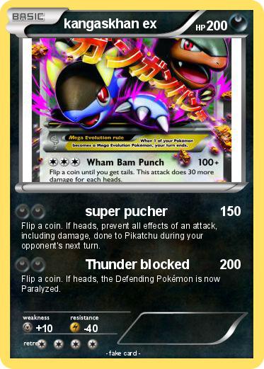 Pokemon kangaskhan ex