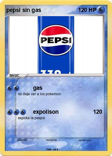 Pokemon pepsi sin gas