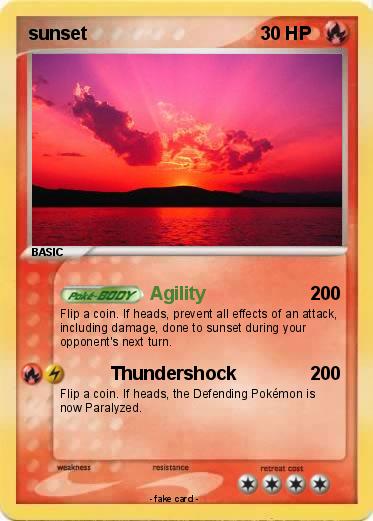 Pokemon sunset