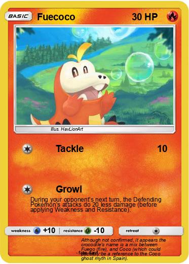 Pokemon Fuecoco