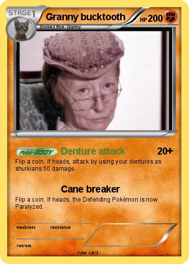 Pokemon Granny bucktooth