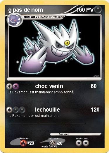 Pokemon g pas de nom