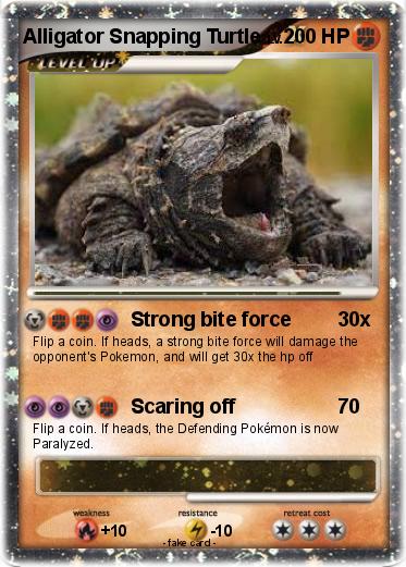 Pokemon Alligator Snapping Turtle