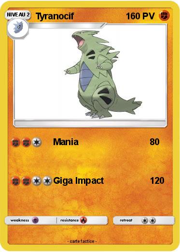 Pokemon Tyranocif