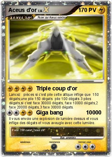 Pokemon Aceus d'or