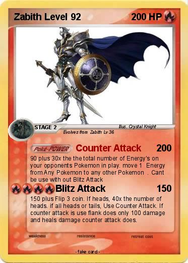 Pokemon Zabith Level 92