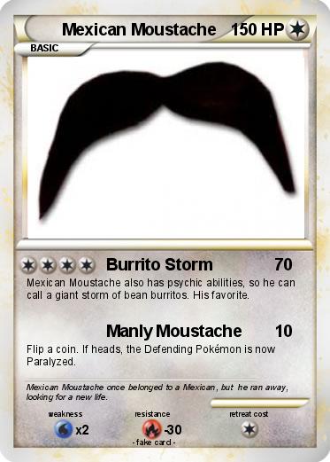 Pokemon Mexican Moustache