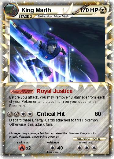 Pokemon King Marth