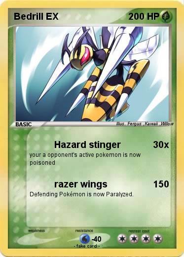Pokemon Bedrill EX