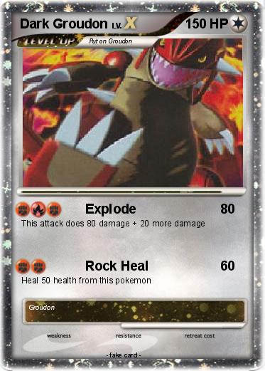 Pokemon Dark Groudon