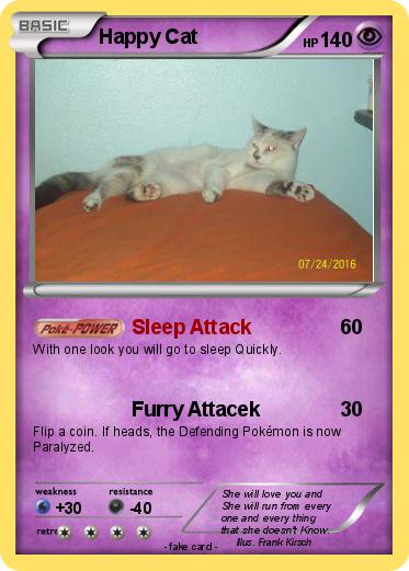 Pokemon Happy Cat