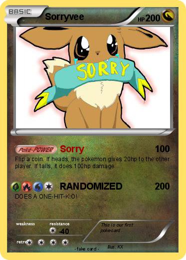 Pokemon Sorryvee