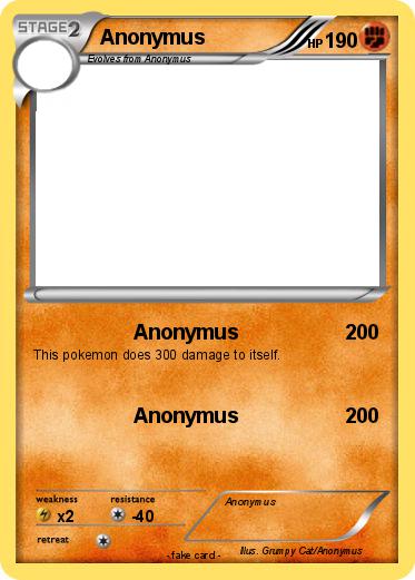 Pokemon Anonymus