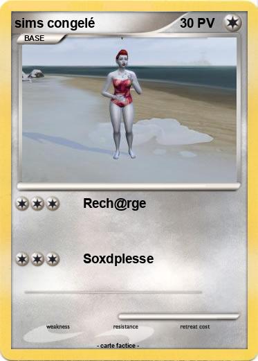 Pokemon sims congelé