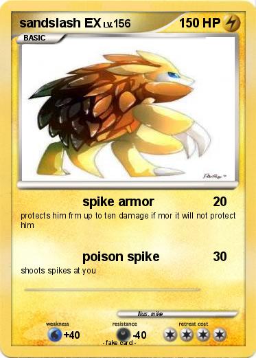 Pokemon sandslash EX