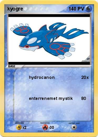 Pokemon kyogre