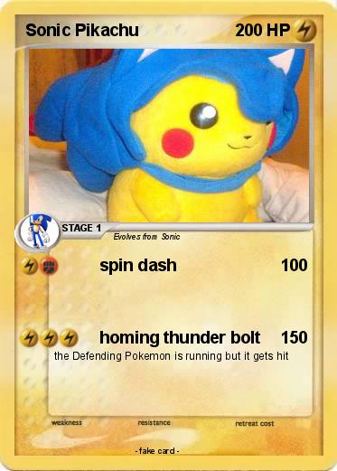 Pokemon Sonic Pikachu